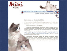 Tablet Screenshot of mitzi.com.br